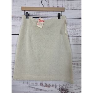 Frankly My Dear Vintage cream colored skirt size large